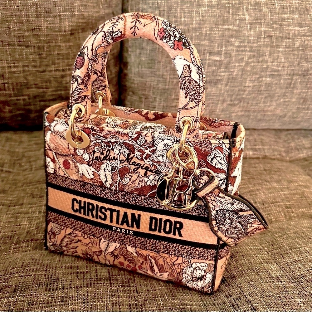 Dior Lunar New Year Medium D-Lite Bag in Powder Pink